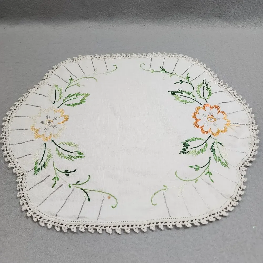 Handmade embroidered golden